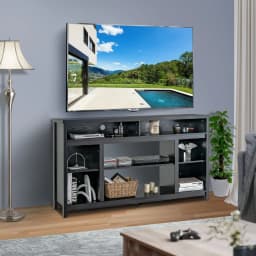 GOFLAME 58" TV Stand for TVs up to 65” Media Console Table w/Adjustable Shelf