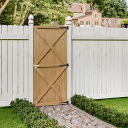 Pine Wood Garden Gate with Latch for Garden, Patio or Outdoor Space