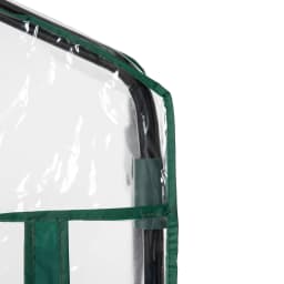 Portable 4-Tier Mini Greenhouse Plant Grow House Shed W/ Clear Cover Outdoor