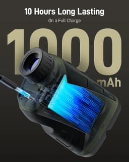 REDTIGER H002 Range Finder for Hunting, 1600 Yards Laser Rangefinder, 7X Magnification, Accurate on Angle&Speed Measure