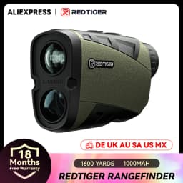 REDTIGER H002 Range Finder for Hunting, 1600 Yards Laser Rangefinder, 7X Magnification, Accurate on Angle&Speed Measure