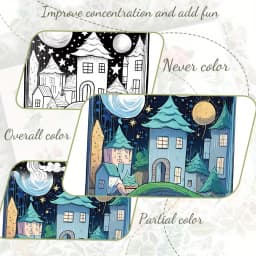 9pcs new Mandala, female figures, magic series of the theme of the coloring book, with riding nails and YO ring two design style