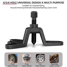 Universal Front Wheel Hub Installer Puller Tool Bearing Puller Auto Hub Puller Rear Brake Drum Remover Auto Hub Puller