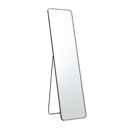 Arched metal length floor mirror bedroom living room Dressing Cream Girls Mirror Modern Simple Full Body Frame Mirror