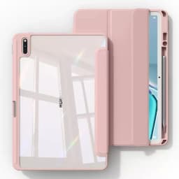 Clear Acrylic Case For Huawei Matepad Air 11.5 2023 11 10.4 Pro 11 10.8 Pencil Holder Cover For Honor pad V6 V7 10.4 Inch Cases