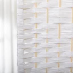 HOMCOM 4 Panel Folding Room Divider, 170cm Freestanding Privacy Screen, White