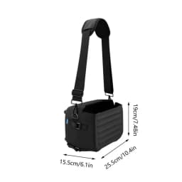 For EcoFlow River 2 Speaker EVA Storage Bag Protective Travel Case Protective Carrying Cover With Shoulder Strap