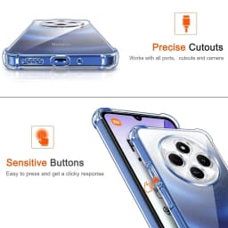 For Redmi 14C 4G 5G Case Crystal Shell Soft Silicone Phone Cover Little Mi Poco C75 PocoC75 Clear Shockproof Airbag TPU Fundas