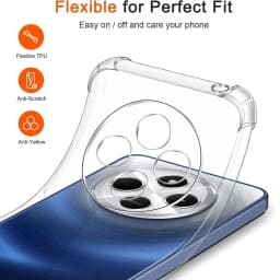 For Redmi 14C 4G 5G Case Crystal Shell Soft Silicone Phone Cover Little Mi Poco C75 PocoC75 Clear Shockproof Airbag TPU Fundas