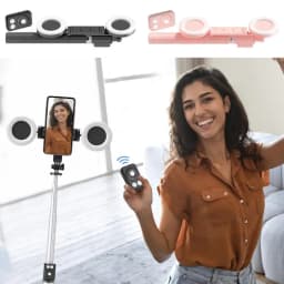 6 In 1 Selfie Stick Tripod Portable 67Inch Height Tripod Stick With Wireless Remote Cell Phone Holder Travel Phone