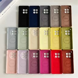 For Magsafe Wireless Charging Magnetic Soft Liquid Silicon Case For Oneplus 13 12 Skin Smooth Camera Protection Back Cover Coque