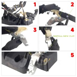 Artudatech Pedal Repair Pivot Bracket for Cable Operated Clutch for Chevrolet Spark Car Accessories