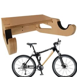 Bike Wall Mount Flexible Wooden Bike Hooks Indoor Bicycle Storage Mount Portable Bike Holder Rack Anti-Scratch