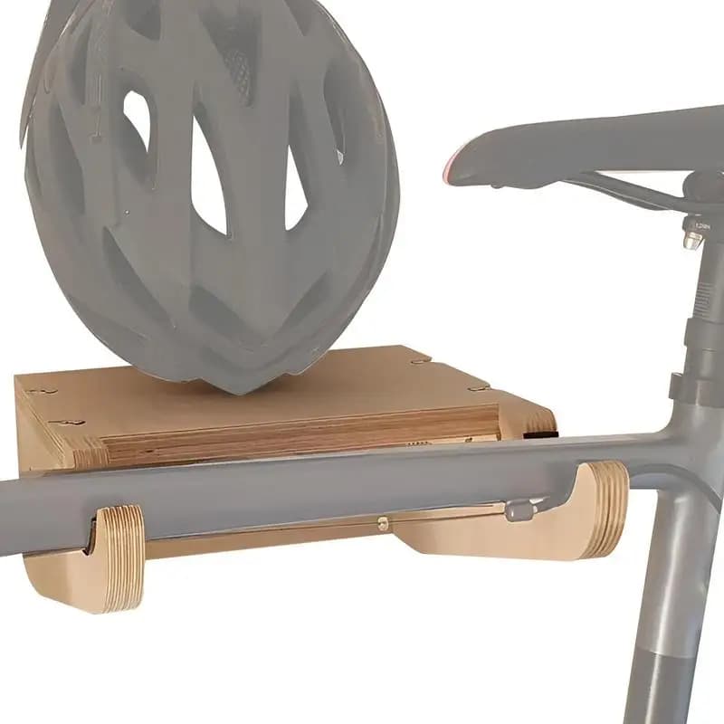 Bike Wall Mount Flexible Wooden Bike Hooks Indoor Bicycle Storage Mount Portable Bike Holder Rack Anti-Scratch