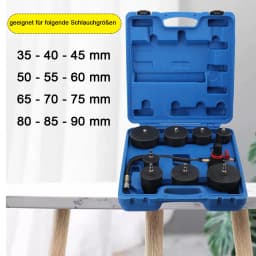 9-pcs Intercooler Turbocharger Adapter Set for Intercooler Hoses Compression Tester,Exhaust Turbocharger,Compressor Systems