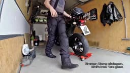 Max.Load 360kg Motorcycle Dolly for Centre Stand Shunting Plate Shunting Car