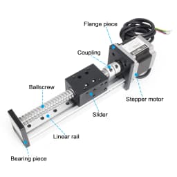 【EU】CBX1605 CNC Z axis Linear Guide Stage Rail Motion Slide 100 -600MM Table Ball SFU1605 Screw linear actuator