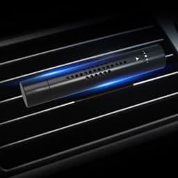 Car Air Vent Freshener Blue Clip Perfume Diffuser & 3 Aroma Fragrance Sticks