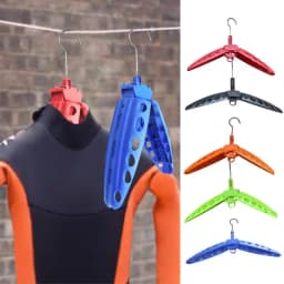 Foldable Wetsuit Hanger Diving Surf Quick Dry Wetsuit Jumpsuit Folding Hanger Fast Dry Folding Vented Hanger 