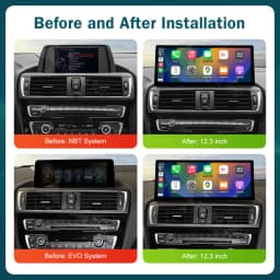 12.3 Wireless CarPlay Android Auto Multimedia Linux Screen For BMW 1 2 3 4 Series F20 F21 F22 F30 F31 F32 F33 NBT OR EVO