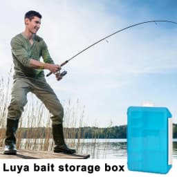 Tackle Box For Fishing 4-Grid Transparent Fishing Lures Storage Box Bait Hooks Accessory Jig Accessories Visible Trays Removable