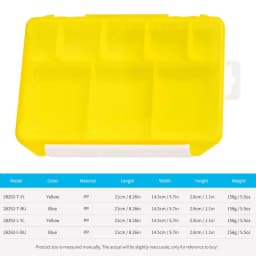 Tackle Box For Fishing 4-Grid Transparent Fishing Lures Storage Box Bait Hooks Accessory Jig Accessories Visible Trays Removable