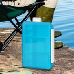 Tackle Box For Fishing 4-Grid Transparent Fishing Lures Storage Box Bait Hooks Accessory Jig Accessories Visible Trays Removable