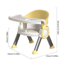 Toddler Eating Chair Toddler Dining Chair With Tray Multifunctional Household Small Stools Children Study Seat With Music