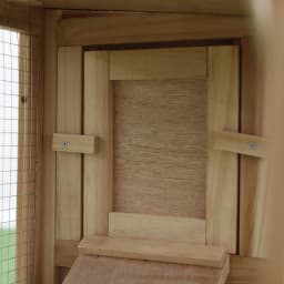 PawHut Rabbit Hutch Bunny Cage Guinea Pig House w/ Tray Ladder Outdoor Run