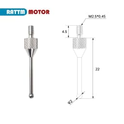 【EU Stock】3D Touch Probe Edge Finder to Find Desktop Center,V5 NPN NO CNC 3D Edge Finder with Tip,Waterproof Anti-roll CNC Probe