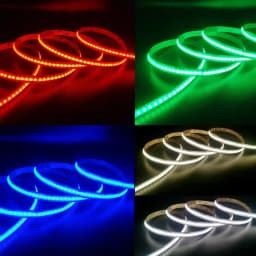 DC24V RGBWC RGBCCT 5 in 1 COB LED Strip 840 LEDs/m 5M 12mm PCB high brightness COB atmosphere colorful Light Flexible Light Tape