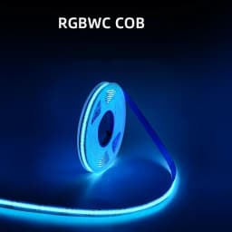 DC24V RGBWC RGBCCT 5 in 1 COB LED Strip 840 LEDs/m 5M 12mm PCB high brightness COB atmosphere colorful Light Flexible Light Tape