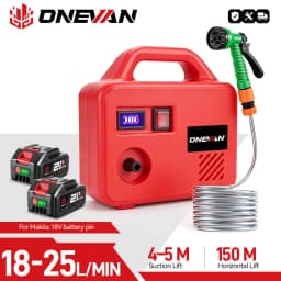 ONEVAN 260W Electric Water Pump 150M Cordless Watering Machine Rechargeable Garden Watering Tools For Makita 18V Battery Pin
