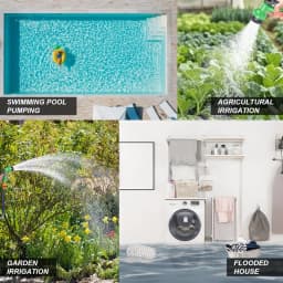 ONEVAN 260W Electric Water Pump 150M Cordless Watering Machine Rechargeable Garden Watering Tools For Makita 18V Battery Pin