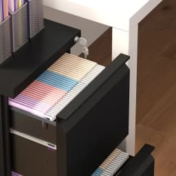 Vinsetto Steel File Cabinet with Lock Hanging Bar for Letter A4 Legal Size Black