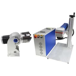 Raycus JPT MOPA M7 Fiber Laser Marking Engraving Machine 30W 50W 60W For Ring Jewelry Steel Metal With Rotary Axis