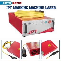 Raycus JPT MOPA M7 Fiber Laser Marking Engraving Machine 30W 50W 60W For Ring Jewelry Steel Metal With Rotary Axis