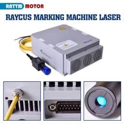 Raycus JPT MOPA M7 Fiber Laser Marking Engraving Machine 30W 50W 60W For Ring Jewelry Steel Metal With Rotary Axis