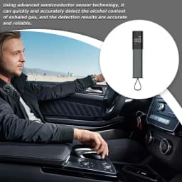 Digital Alcohol Tester Alcohol Detector With LCD Digital Display High Accuracy Detector Blowing Drunk Driving Testing Instrument