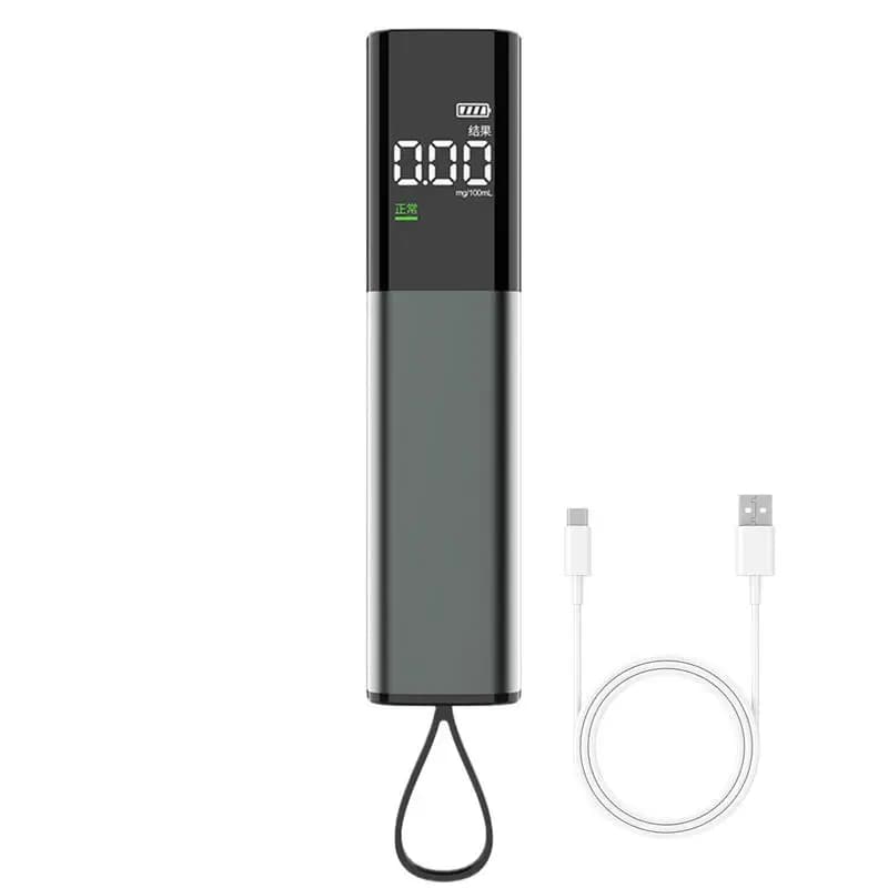 Digital Alcohol Tester Alcohol Detector With LCD Digital Display High Accuracy Detector Blowing Drunk Driving Testing Instrument