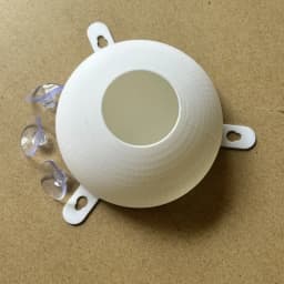 Decoration of dome shaped cave feeding boxes for reptiles such as geckos, tree frogs, lizards, etc