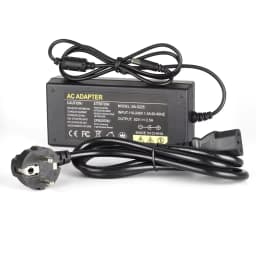 Techage 52V 2.5A Power Adapter Wall Charger AC 100-240V Power Supply Wall Plug DC 5.41mm EU Plug for Security CCTV POE NVR