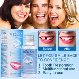 30ml Moldable False Teeth Dentures Adhesives Making Veneers Plastic Rubber Temporary Teeth Gaps Broken Repair Dental Beauty Tool