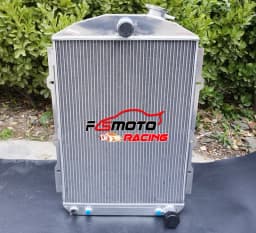 Aluminum Radiator + Fan FOR Chevrolet CHEVY HOT / STREET ROD 350 5.7L V8 W/Tranny Cooler 1938 Auto 38