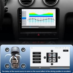 Hizpo CarPlay Android 14 Auto Radio for For Audi A4 B6 B7 S4 RS4 1999-2008 Seat Exeo 4G Car Multimedia GPS 2din Autoradio System