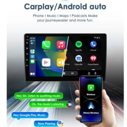 Hizpo CarPlay Android 14 Auto Radio for For Audi A4 B6 B7 S4 RS4 1999-2008 Seat Exeo 4G Car Multimedia GPS 2din Autoradio System