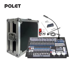 POLET 1024 DMX Console With Weddings Concer DJ Controller DMX512 Moving Head Light Par Light Series Stage Equipment KTVDJ Club