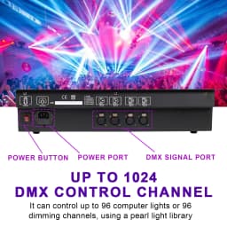 POLET 1024 DMX Console With Weddings Concer DJ Controller DMX512 Moving Head Light Par Light Series Stage Equipment KTVDJ Club