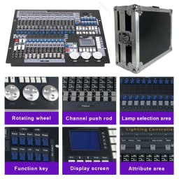 POLET 1024 DMX Console With Weddings Concer DJ Controller DMX512 Moving Head Light Par Light Series Stage Equipment KTVDJ Club