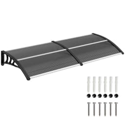 Door Canopy Awning Outdoor Window Rain Shelter Coverfor Door Porch 196 x75cm
